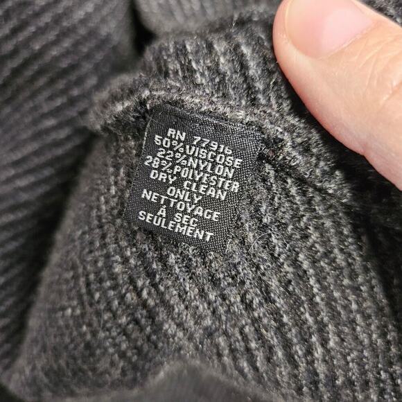 Anthropologie Akemi + Kin Etienne Cardigan Short Sleeve Dark Gray. One Size. - Picture 7 of 7